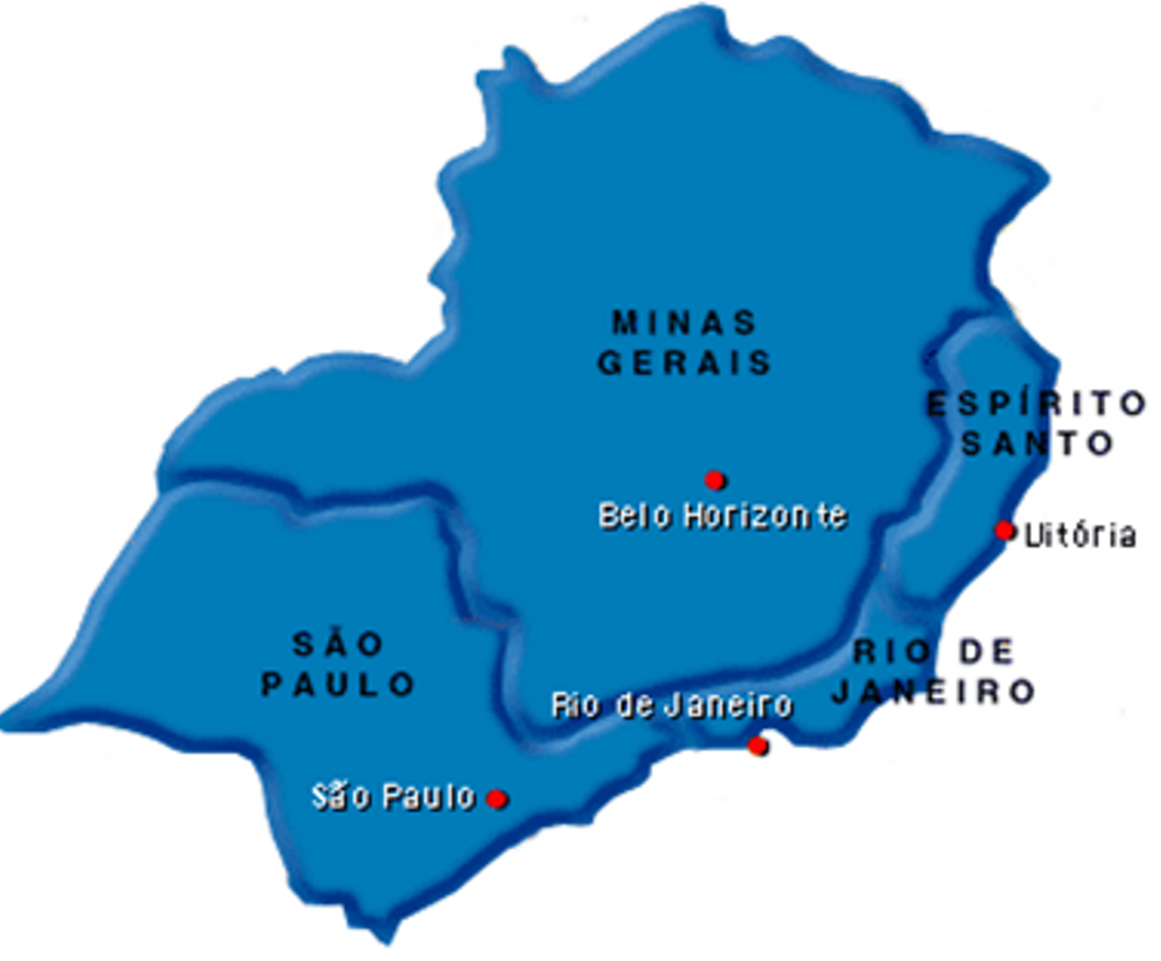 Mapa de atuação